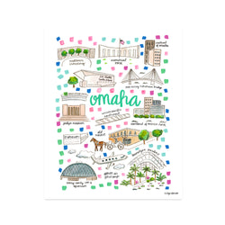 "Omaha, NE" Fine Art Print