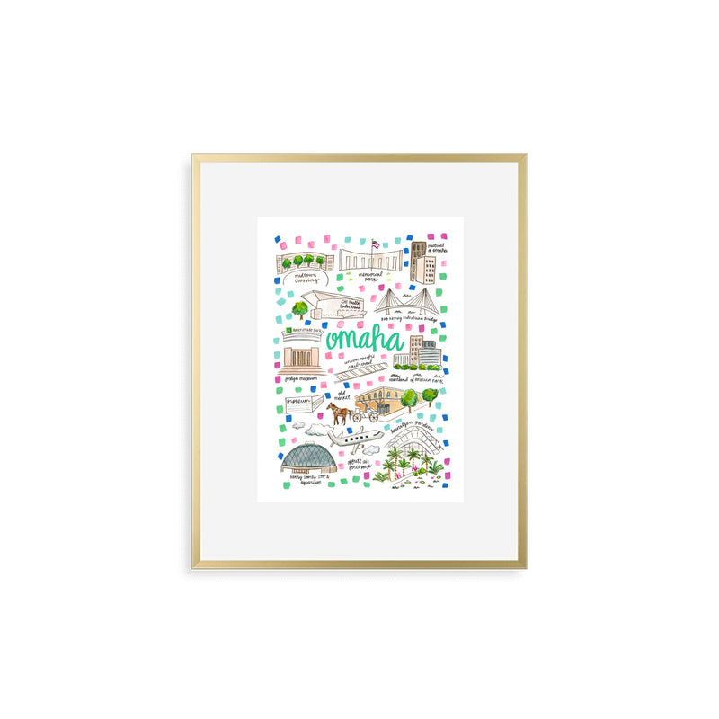 "Omaha, NE" Fine Art Print