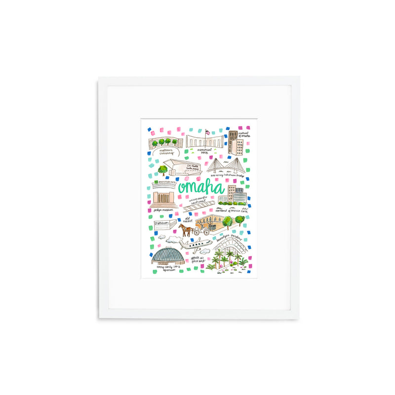"Omaha, NE" Fine Art Print