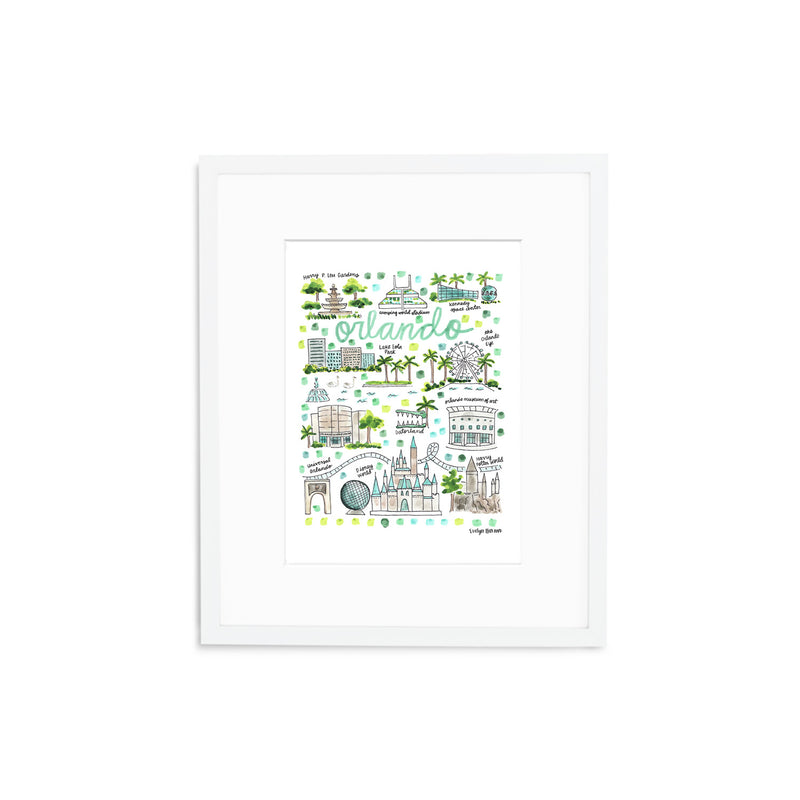 "Orlando, FL" Fine Art Print
