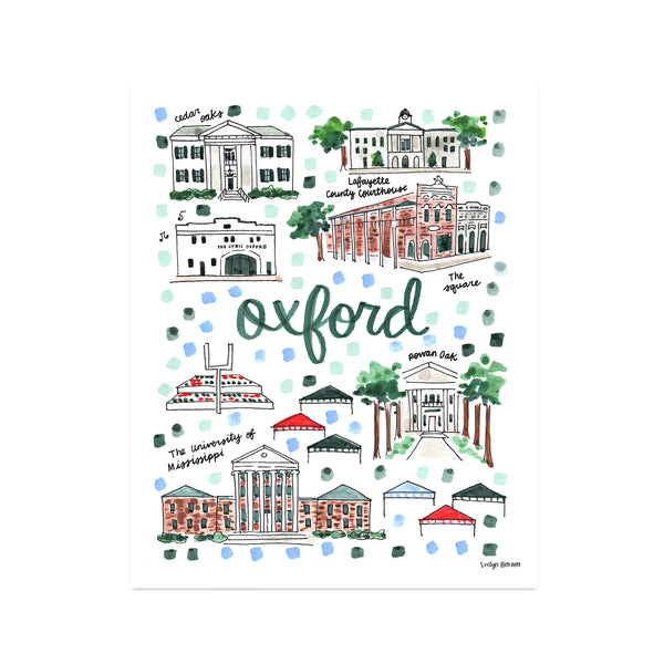 "Oxford, MS" Fine Art Print