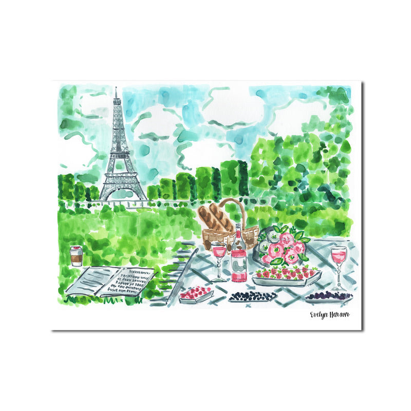 The "Paris Picnic" Fine Art Print