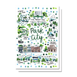 Park City, UT Map Card