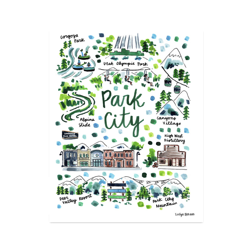 "Park City, UT" Fine Art Print
