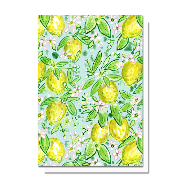 Lemonade, Patterned Notecard