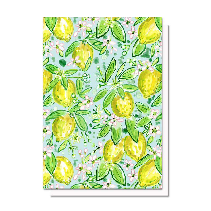 Lemonade, Patterned Notecard