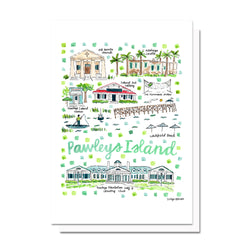 Pawleys Island, SC Map Card