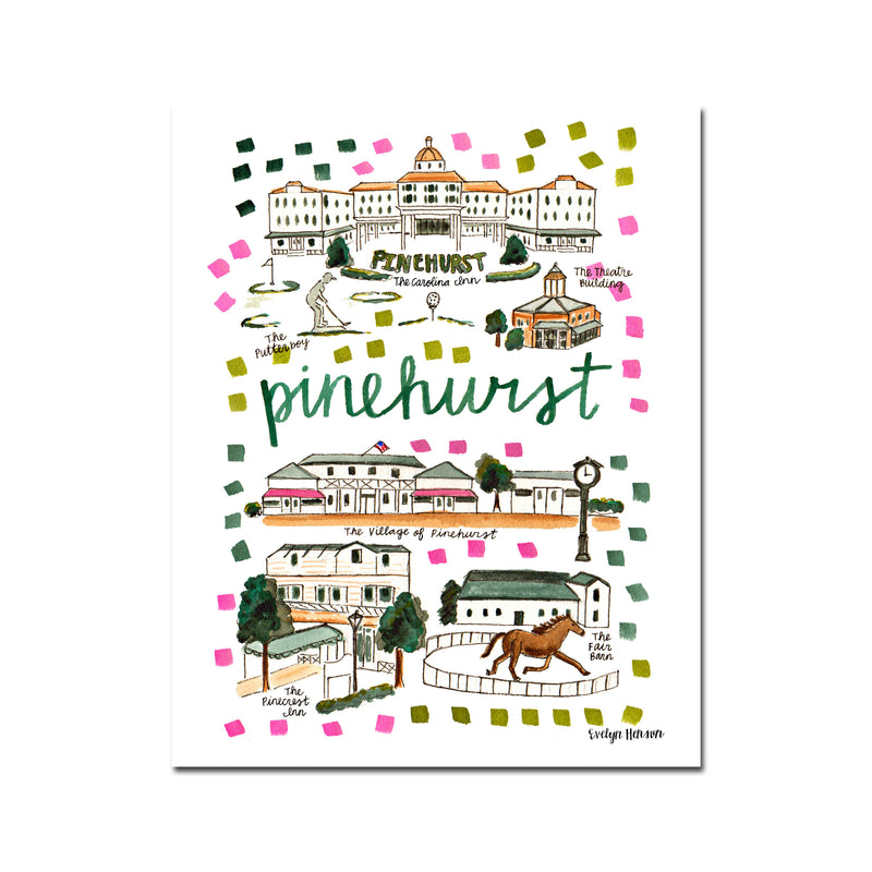 "Pinehurst, NC" Fine Art Print