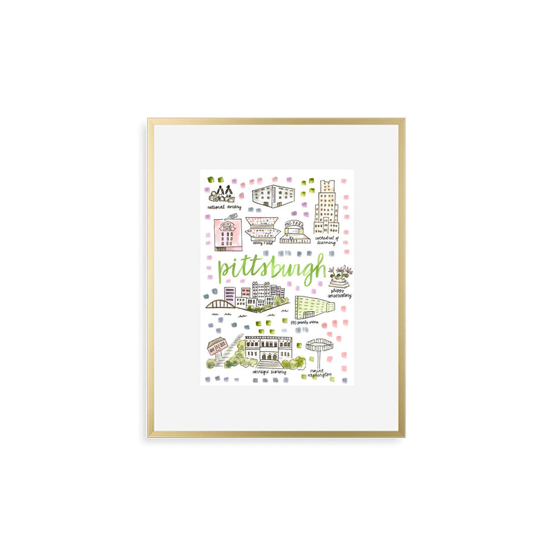 "Pittsburgh, PA" Fine Art Print