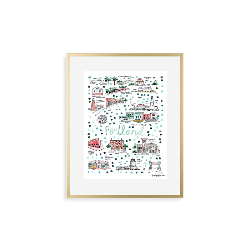 "Portland, ME" Fine Art Print