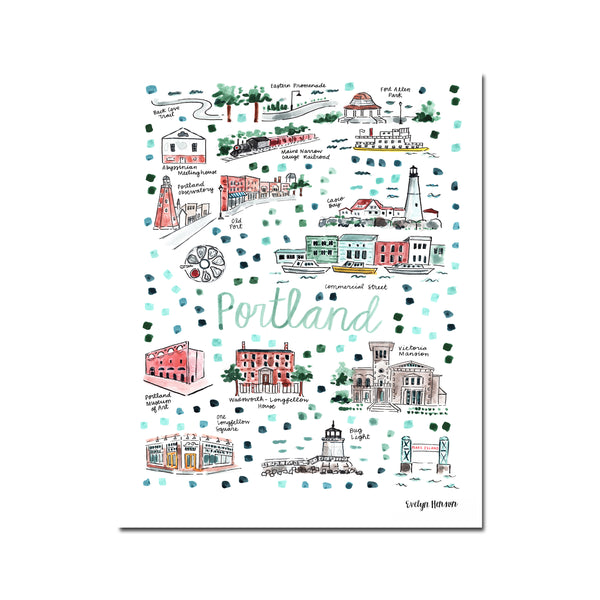 "Portland, ME" Fine Art Print