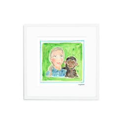 The "Jane Goodall" Fine Art Print