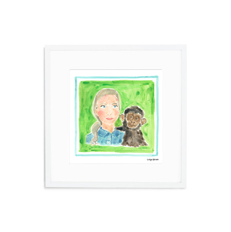 The "Jane Goodall" Fine Art Print