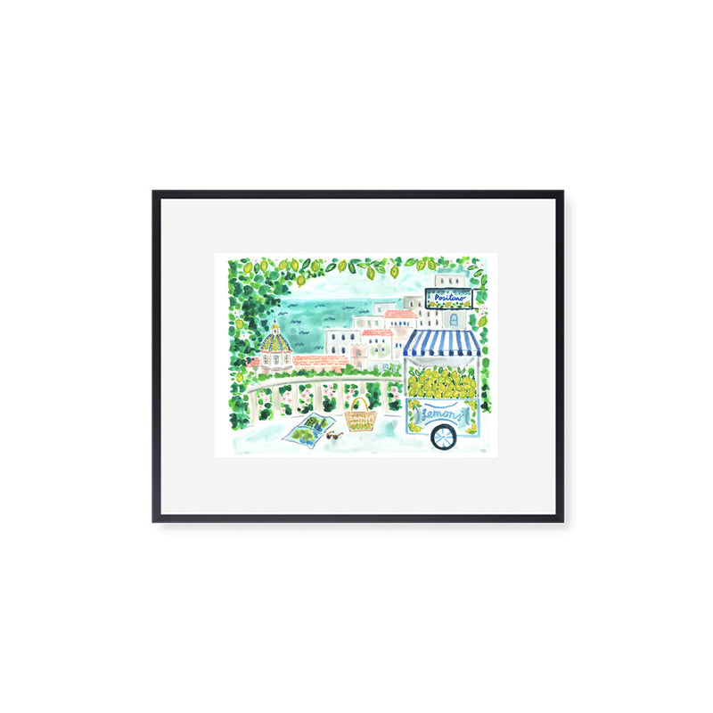 The "Positano Lemons" Fine Art Print