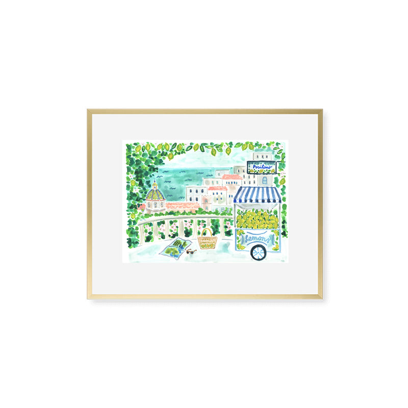 The "Positano Lemons" Fine Art Print