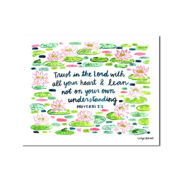 The "Proverbs 3:5" Fine Art Print