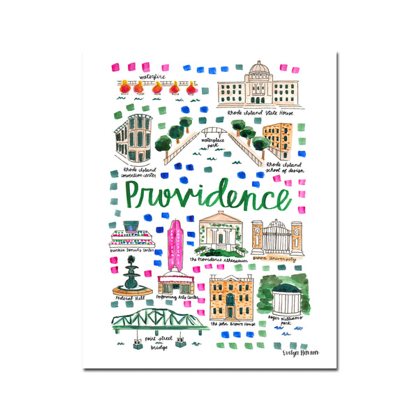 "Providence, RI" Fine Art Print