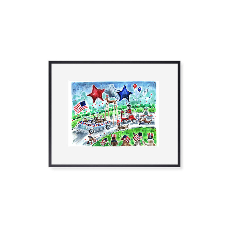 The "Ultimutt July 4th Parade" Fine Art Print