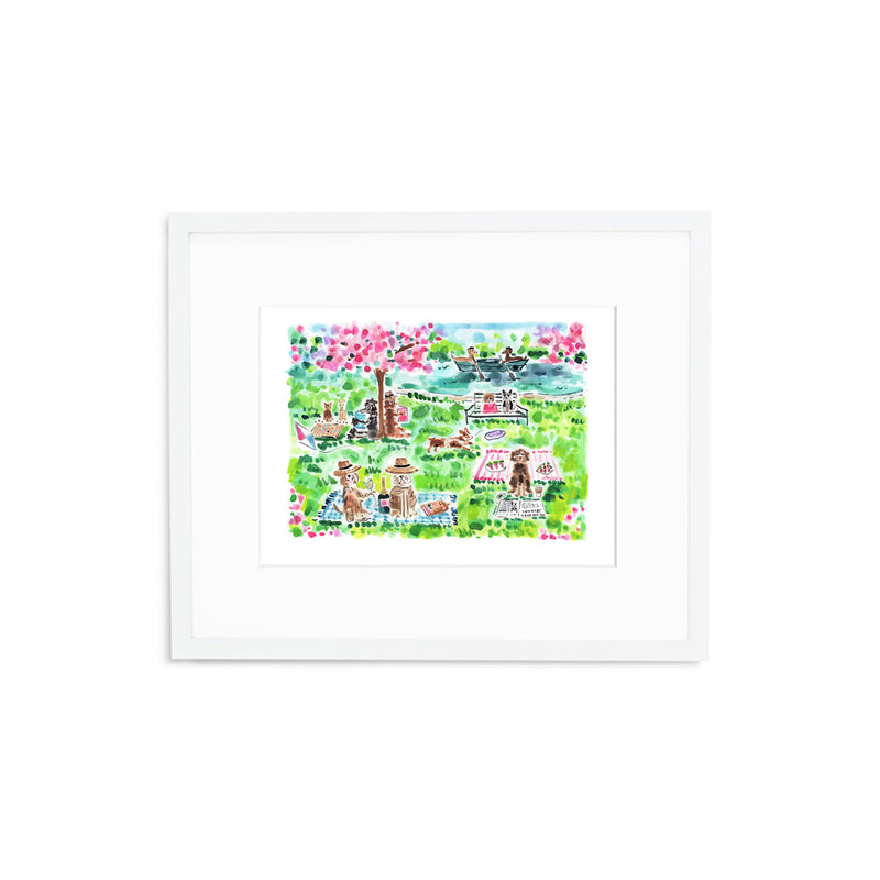 The "Afternoon at the Dog Bark" Fine Art Print