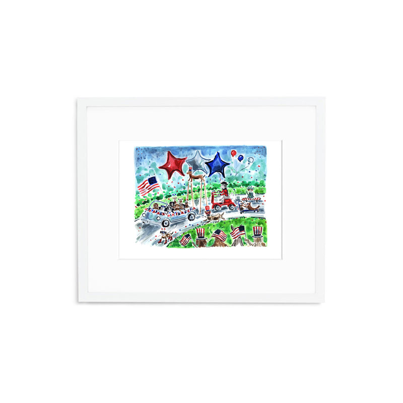 The "Ultimutt July 4th Parade" Fine Art Print