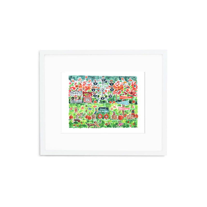 The "Howl-oween Carnival" Fine Art Print