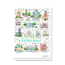 Richmond, VA Map Card