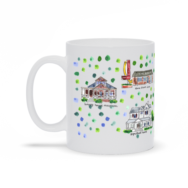 Seneca, SC Map Mug