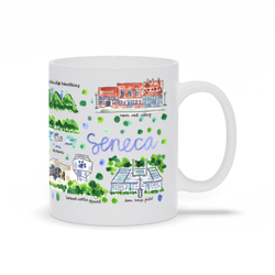 Seneca, SC Map Mug