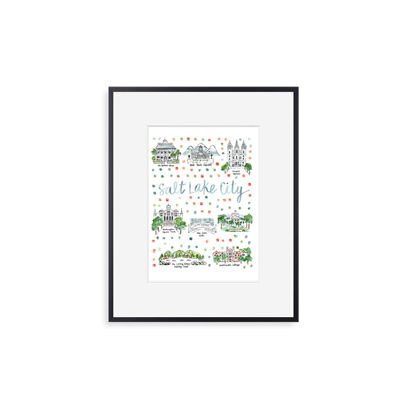 "Salt Lake City, UT" Fine Art Print