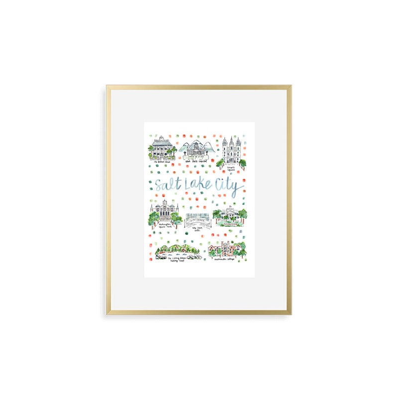 "Salt Lake City, UT" Fine Art Print