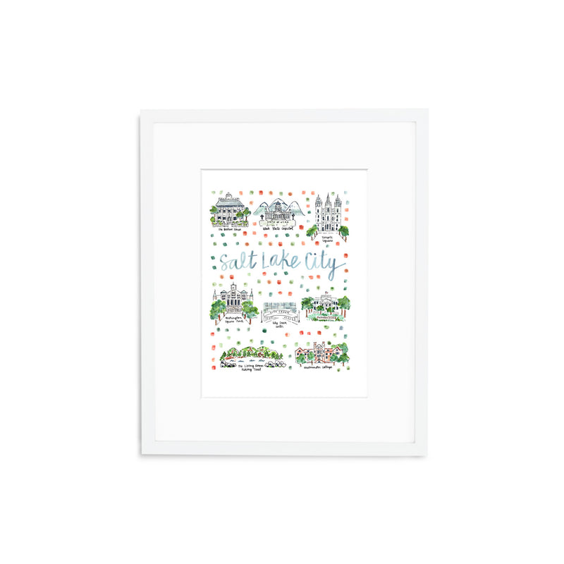 "Salt Lake City, UT" Fine Art Print