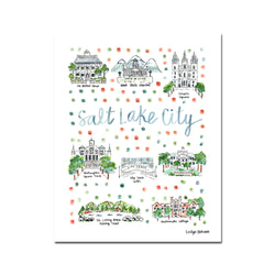 "Salt Lake City, UT" Fine Art Print