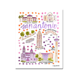 "San Antonio, TX" Fine Art Print