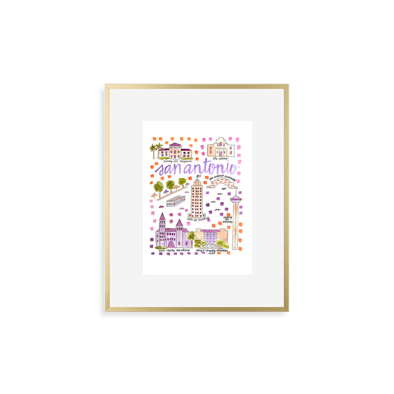 "San Antonio, TX" Fine Art Print
