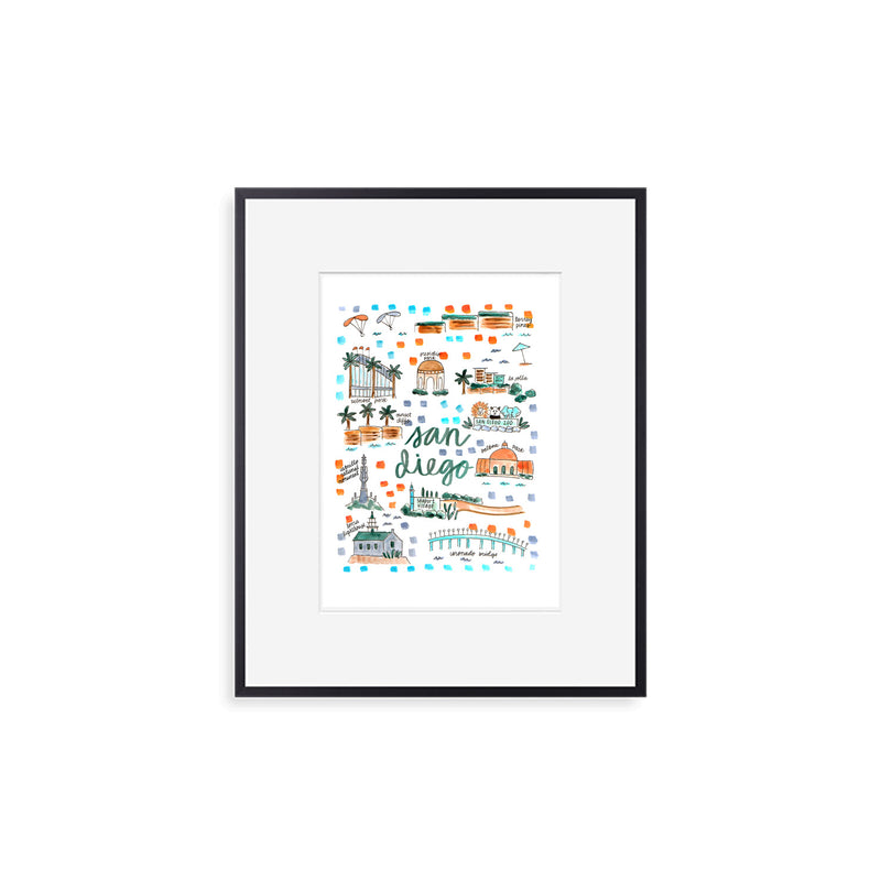 "San Diego, CA" Fine Art Print