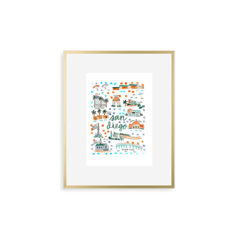"San Diego, CA" Fine Art Print