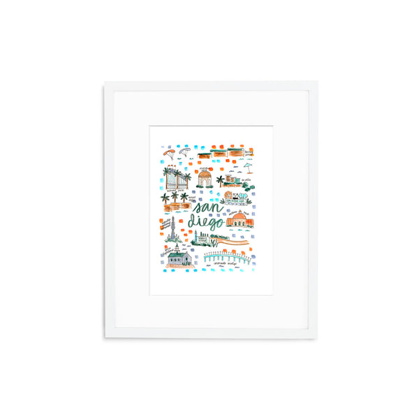 "San Diego, CA" Fine Art Print