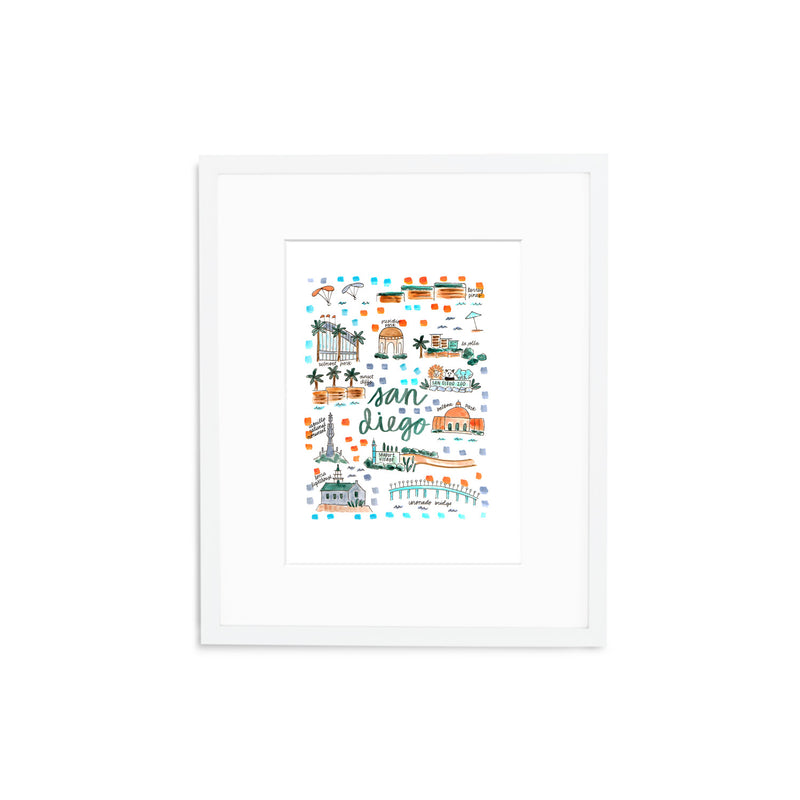 "San Diego, CA" Fine Art Print