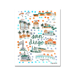 "San Diego, CA" Fine Art Print