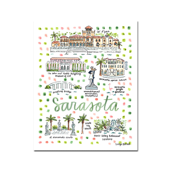 "Sarasota, FL" Fine Art Print