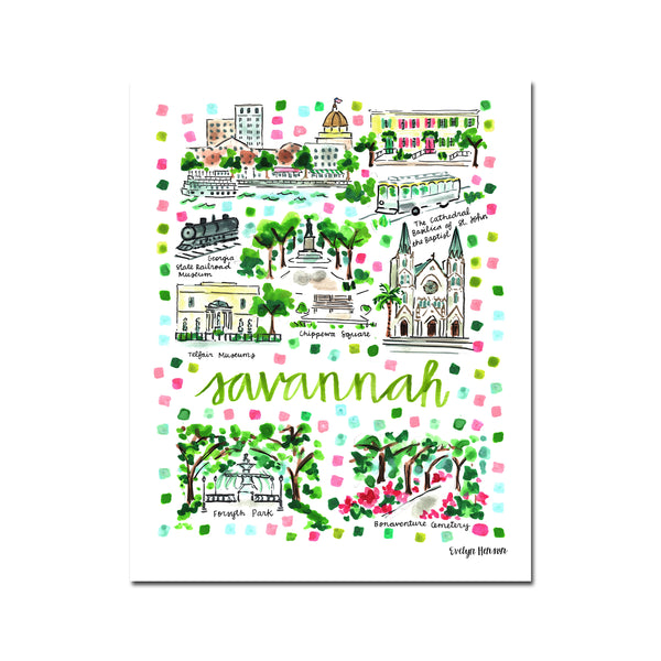 "Savannah, GA" Fine Art Print