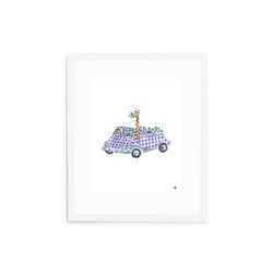 The "Giraffe-mobile" Fine Art Print