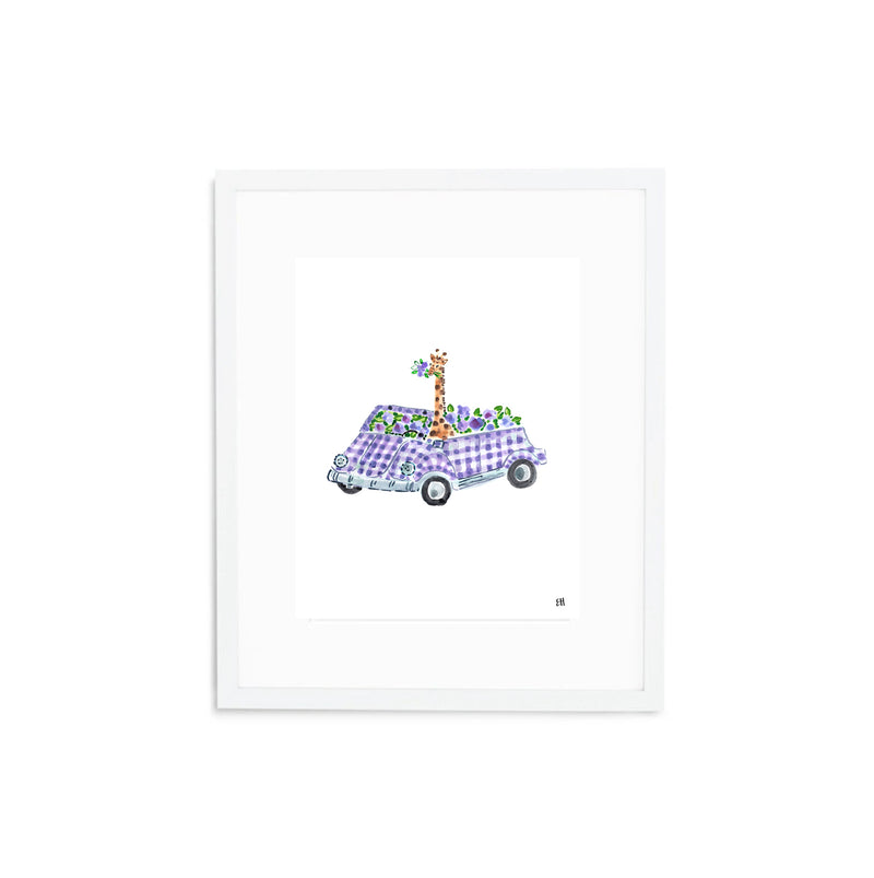 The "Giraffe-mobile" Fine Art Print