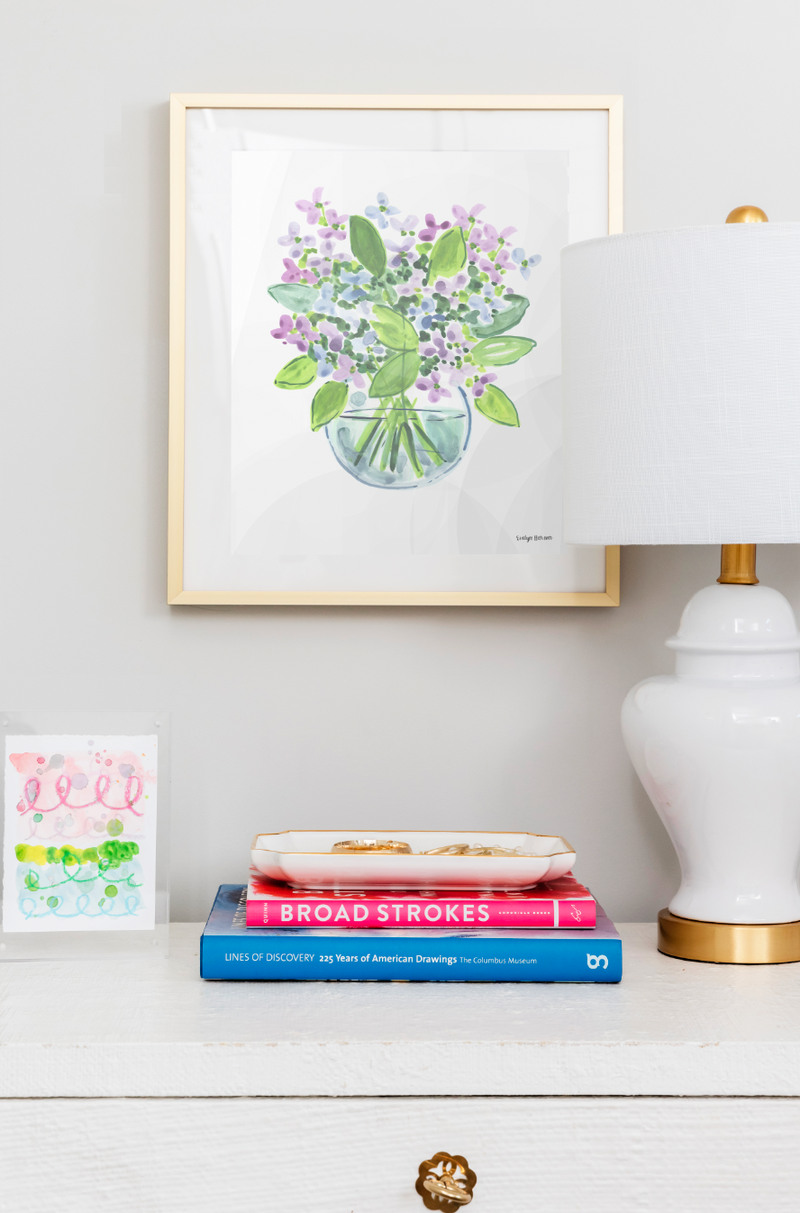 The "Lilacs" Fine Art Print