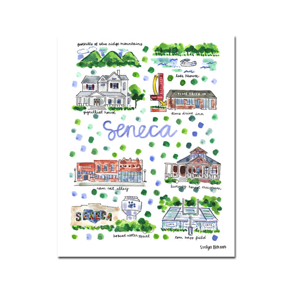 "Seneca, SC" Fine Art Print