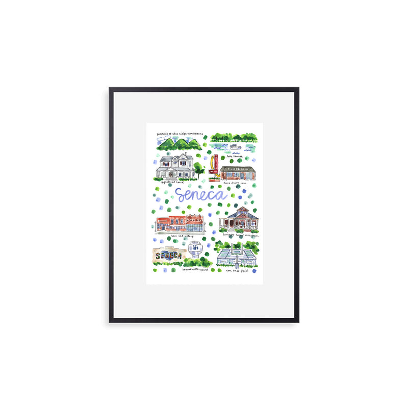 "Seneca, SC" Fine Art Print