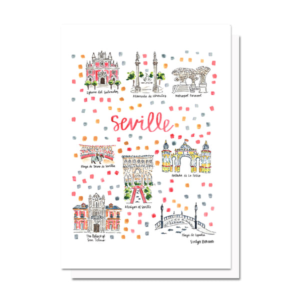 Seville Map Card