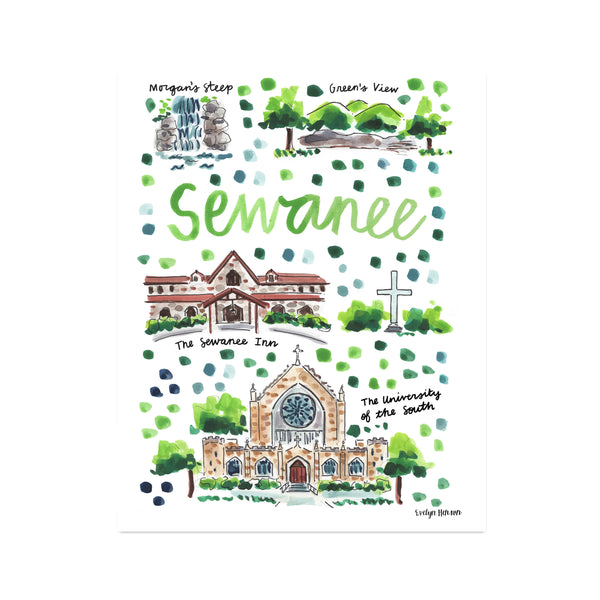 "Sewanee, TN" Fine Art Print