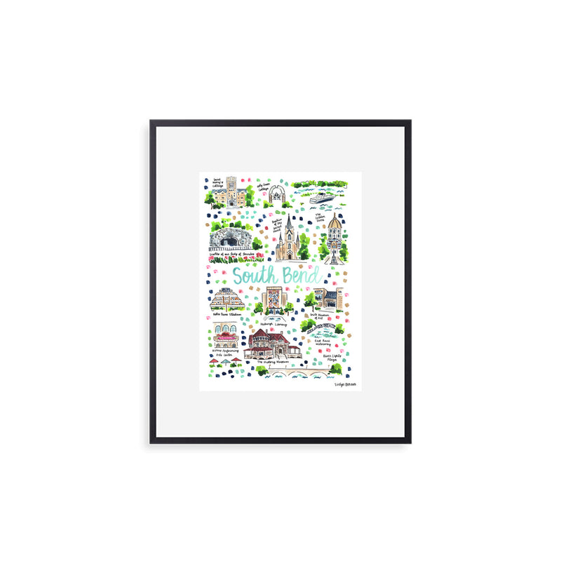 "South Bend, IN" Fine Art Print