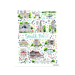 "South Bend, IN" Fine Art Print